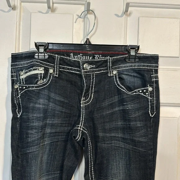 Antique Rivet Jeans size 30 bootcut - Picture 3 of 6